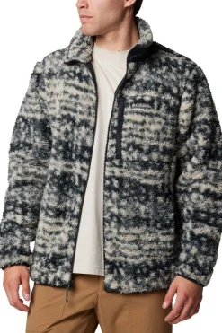 Discount Columbia Fleece Winter Pass™ Printed II Dark Stone Stip