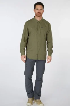 Hot Columbia Hemd Silver Ridge™ Utility Lite Long Sleeve Stone Green