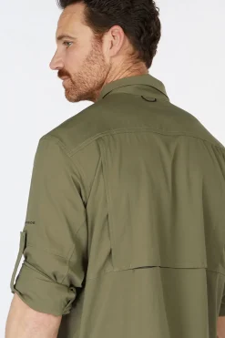 Hot Columbia Hemd Silver Ridge™ Utility Lite Long Sleeve Stone Green