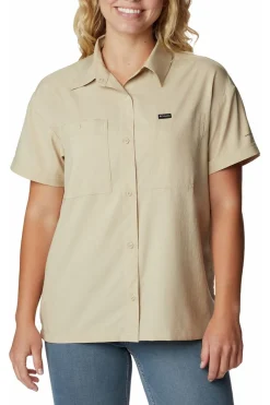 Clearance Columbia Hemd Silver Ridge Utility™ Ss Shirt Ancient Fossil