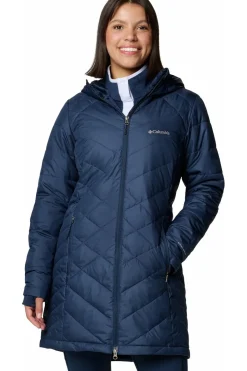 Hot Columbia Jas Heavenly Long Hdd Jacket Navy Blue/Dark Blue