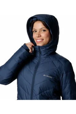 Hot Columbia Jas Heavenly Long Hdd Jacket Navy Blue/Dark Blue