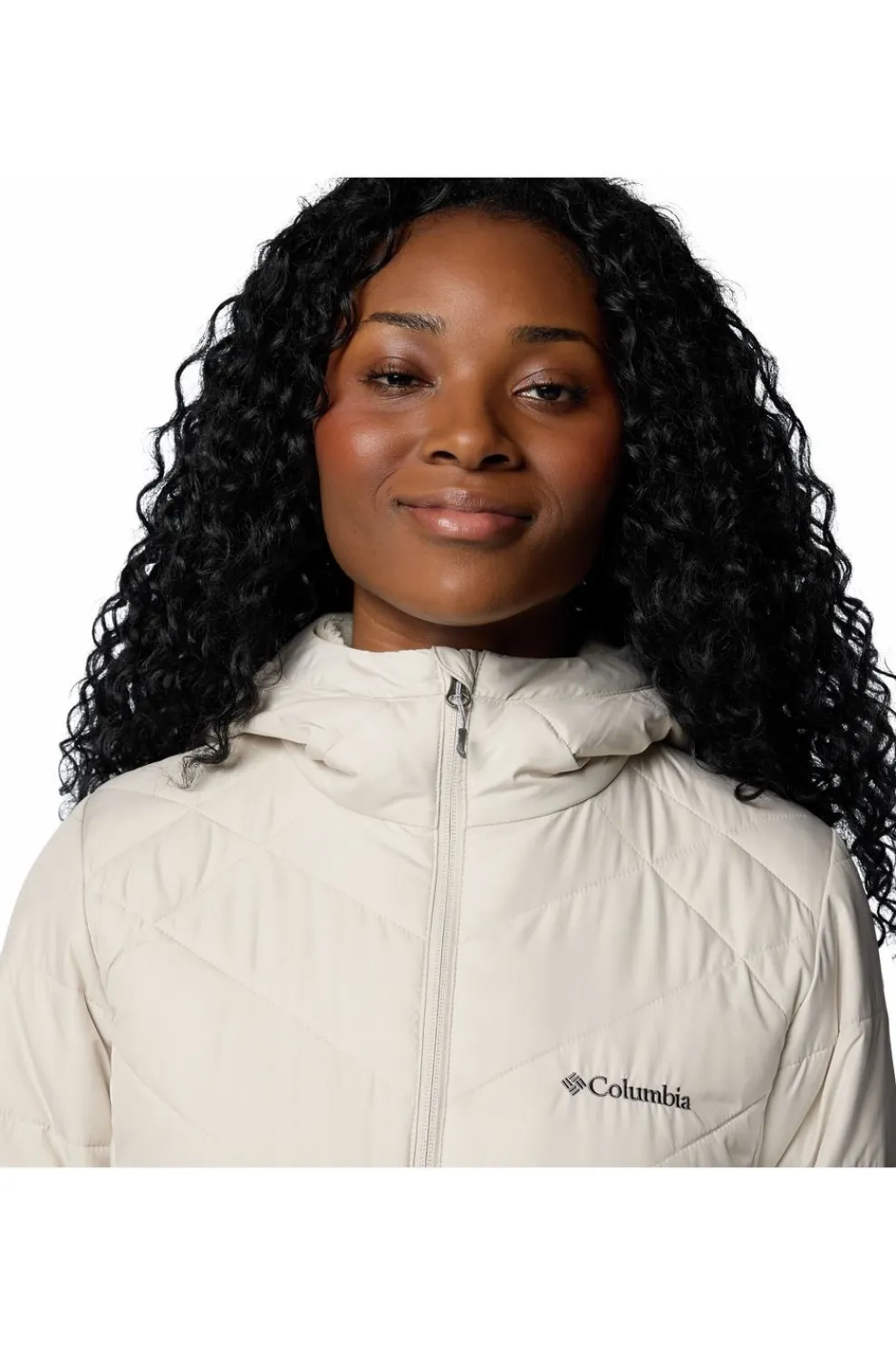 Best Columbia Jas Heavenly Long Hdd Jacket Ecru