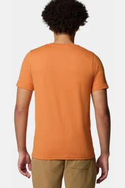 Online Columbia Men'S Sun Trek™ Short Sleeve Graphic Tee Light Red/Beige