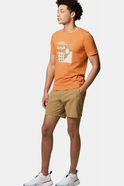 Online Columbia Men'S Sun Trek™ Short Sleeve Graphic Tee Light Red/Beige