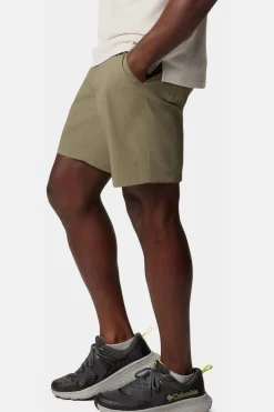 Clearance Columbia Short Tech Trail™ Utility Short Stone Green