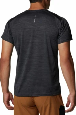 Online Columbia T-Shirt Alpine Chill™ Zero Short Sleeve Crew black heather