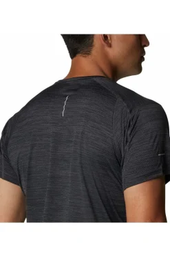 Online Columbia T-Shirt Alpine Chill™ Zero Short Sleeve Crew black heather
