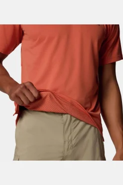 Clearance Columbia T-Shirt Alpine Chill™ Pro Ss Crew Tuscan