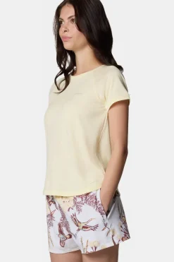 Hot Columbia T-Shirt Bogata Bay™ Ss Tee light yellow
