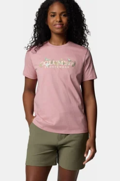 Discount Columbia T-Shirt Boundless Beauty™ Logo Ss Tee mid pink