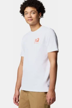 Online Columbia T-Shirt Explorers Canyon™ Back Ss Tee white/red