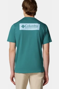 Fashion Columbia T-Shirt North Cascades™ Short Sleeve Tee Petrol/Petrol