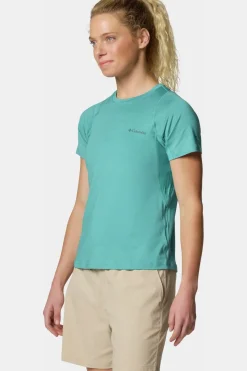 Sale Columbia T-Shirt Weekend Ascent™ Ss Teal