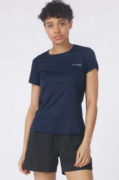 Outlet Columbia T-Shirt Zero Rules™ Light Ss Crew Collegiate Navy