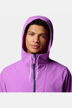 Discount Columbia Windstopper Spire Valley™ Hooded Windbreaker Razzle, Collegiate Navy, White