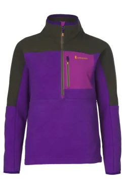Discount Cotopaxi Fleece Abrazo Half Zip Woods And Black Violet