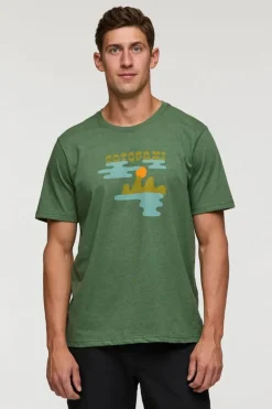 Hot Cotopaxi T-Shirt Sunrise Lake T Vine