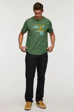 Hot Cotopaxi T-Shirt Sunrise Lake T Vine