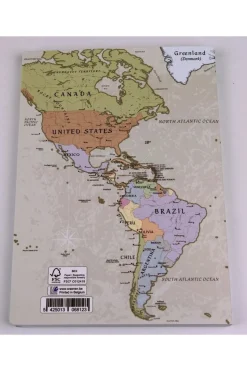 Outlet CRAENEN Boek Notitieboekje A5 Wereld Vintage 2025