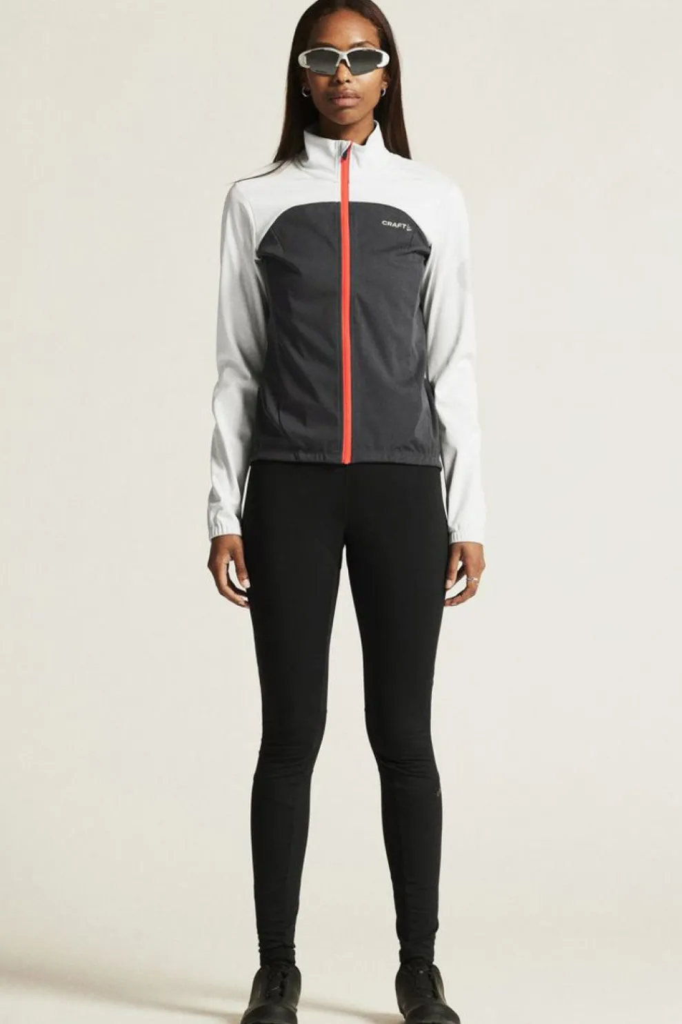 Sale Craft Softshell Jas Core Bike Subz Lumen Jacket 2W Slate/Ash White