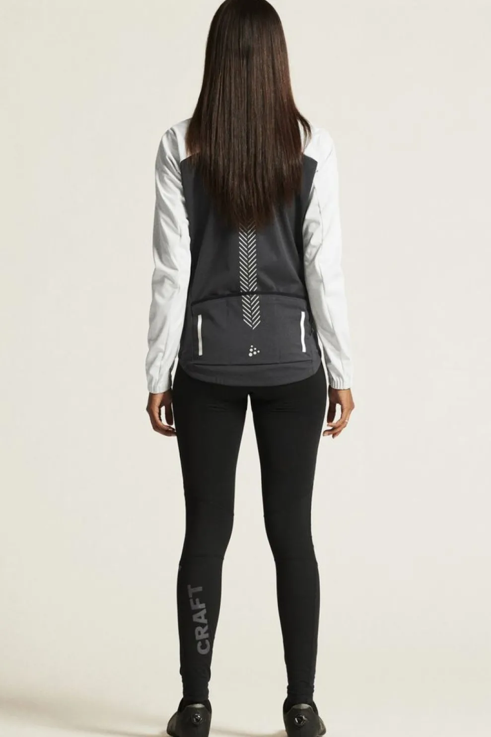 Sale Craft Softshell Jas Core Bike Subz Lumen Jacket 2W Slate/Ash White