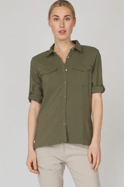 Fashion Craghoppers Hemd Nosilife Pro Long Sleeved Shirt V Wild Olive