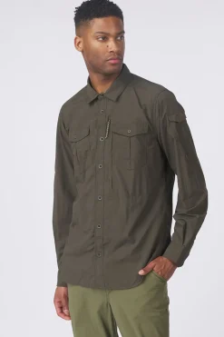 Outlet Craghoppers Hemd Nosilife Adventure Long Sleeved Shirt III Woodland Green