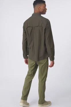 Outlet Craghoppers Hemd Nosilife Adventure Long Sleeved Shirt III Woodland Green