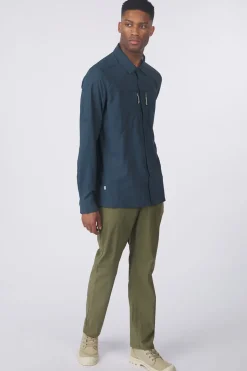 Outlet Craghoppers Hemd Nosilife Pro Long Sleeved Shirt V Blue Stone