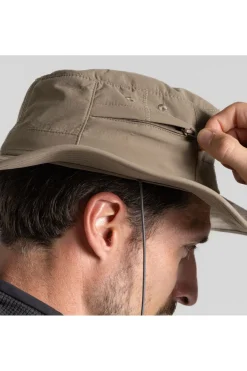 Online Craghoppers Hoed Nosilife Outback Hat II Pebble