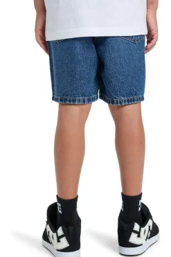 Sale DC Shoes Short Workerbaggy Denimshort Rsi Boy Stone Indigo