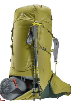 Outlet Deuter Rugzak Aircontact Core 70+10 mid khaki/mid blue