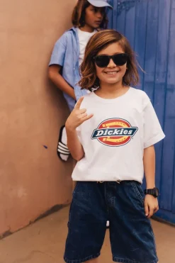 T-Shirt Icon Logo Tee K White-Dickies New