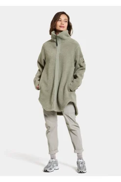 Fashion Didriksons 1913 Fleece Umi Fleece Coat Wilted Leaf