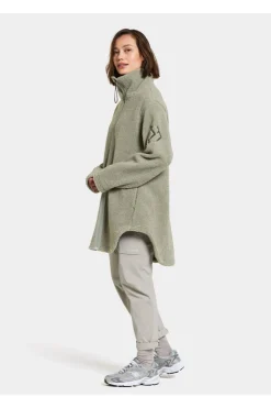Fashion Didriksons 1913 Fleece Umi Fleece Coat Wilted Leaf