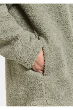 Fashion Didriksons 1913 Fleece Umi Fleece Coat Wilted Leaf