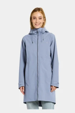 Online Didriksons 1913 Regenjas Bea Parka VI Glacial Blue