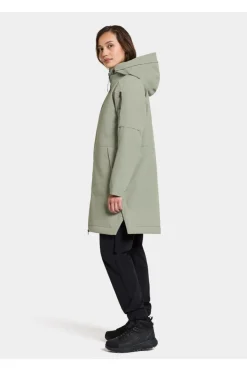 Sale Didriksons 1913 Regenjas Ella Parka 2 Wilted Leaf