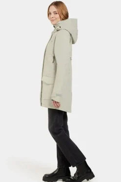 Fashion Didriksons 1913 Regenjas Frida Wns Parka 7 Wilted Leaf