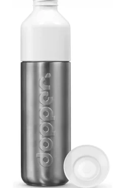 Discount Dopper Drinkfles Drink Bottle Solid Steel 490Ml mid grey