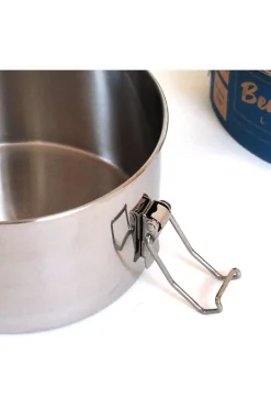 Clearance Ecolunchbox Voorraadpot Bento Wet Box Round silver