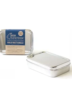 Online Ecolunchbox Voorraadpot Rectangle silver