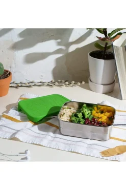 Outlet Ecolunchbox Voorraadpot Splash Box XL mid green/silver