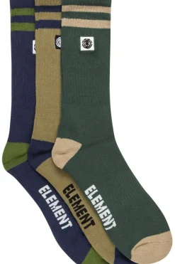 Sale Element Sokken Clearsight  3Pk Naval/Khaki/Jungle Green