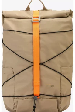 Outlet Elliker Dagrugzak Dayle Roll Top Backpack 21L Sand