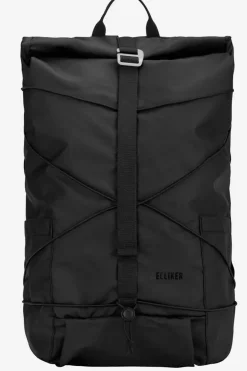 Outlet Elliker Dagrugzak Dayle Roll Top Backpack 21L Black