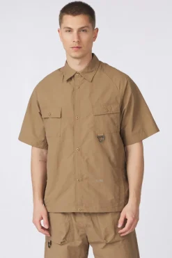 Fashion Elliker Hemd Alston Short Sleeve Shirt Sand
