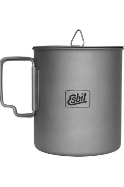 Clearance Esbit Pot Titanium Kookpot Met Deksel light grey
