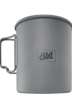 Clearance Esbit Pot Titanium Kookpot Met Deksel light grey